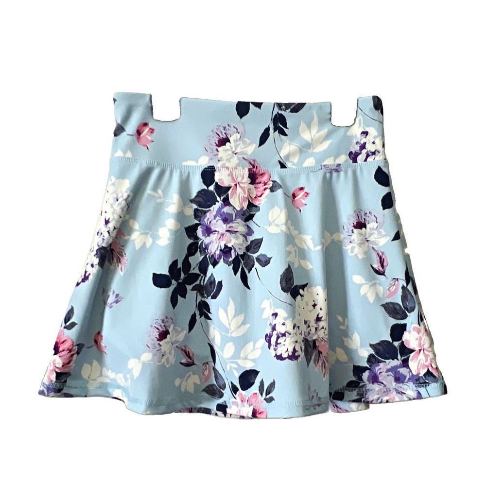 Laura Ashley Golf Tennis Floral Pull-On Skort Elastic Waist Women's XS
